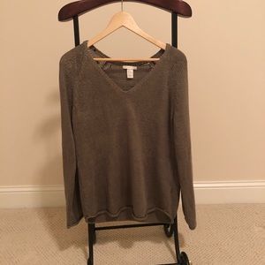 H&M v neck sweater
